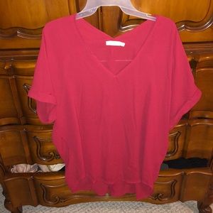 Flowy short sleeved shirt